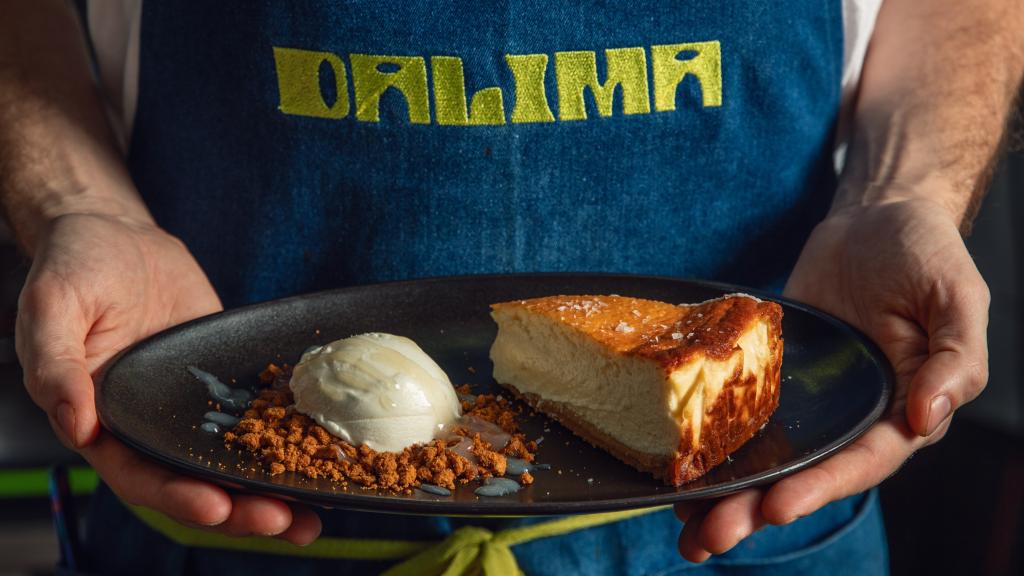 La tarta de queso.