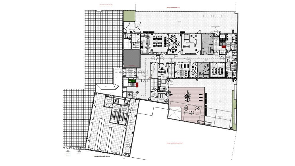 Plano del colegio de educación especial en Valladolid