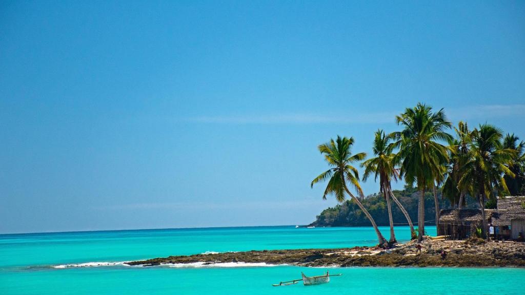 Playa de Coral en Madagascar.