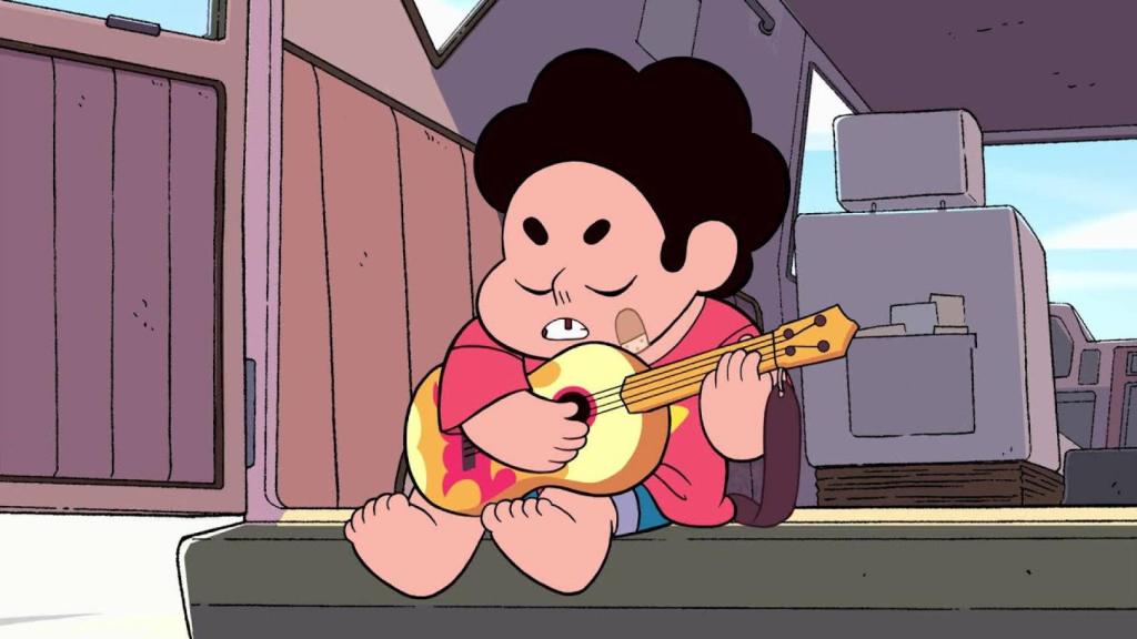 Steven Universe en una secuencia de la serie.