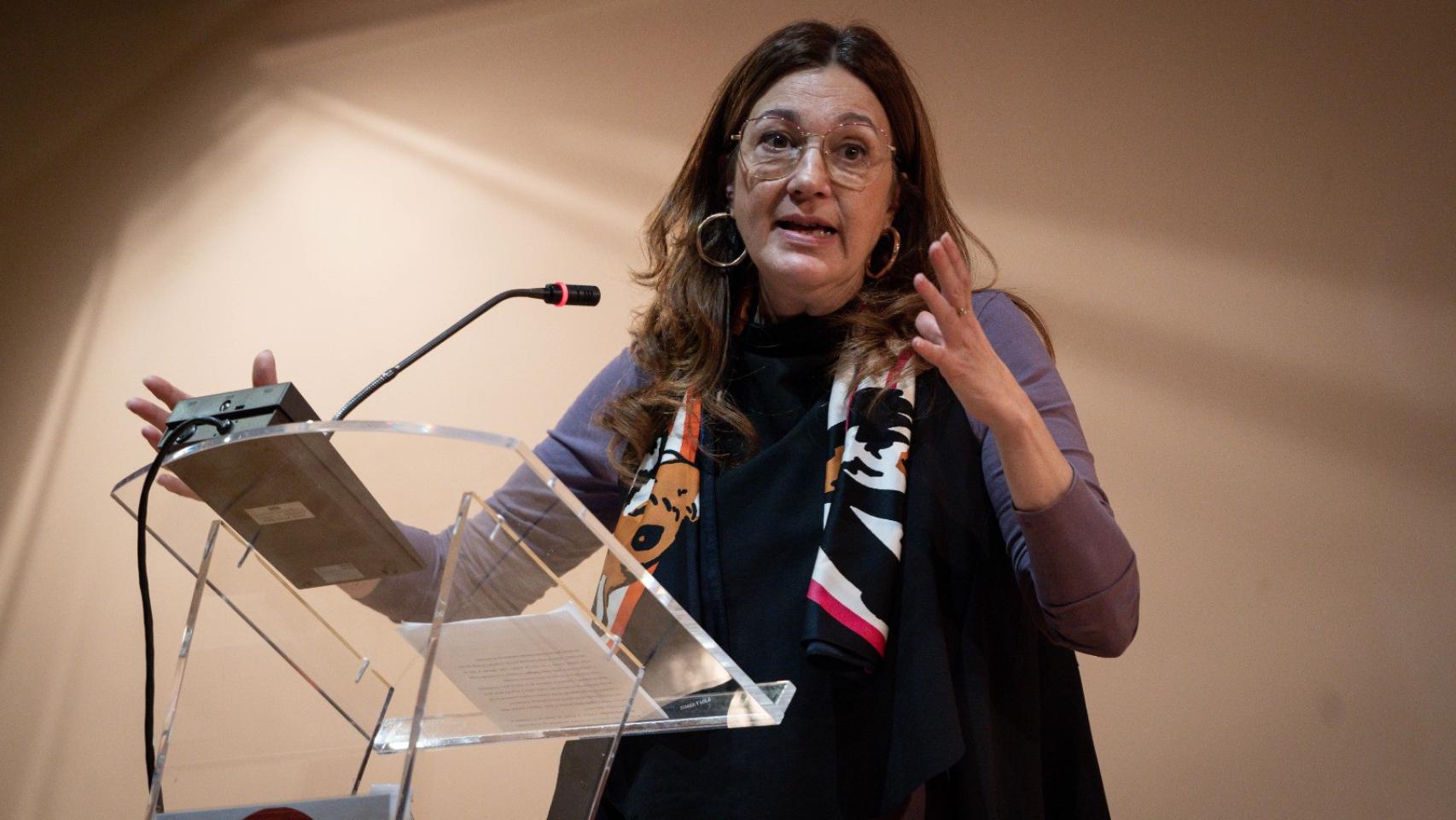 Soraya Rodríguez, exportavoz del PSOE en el Congreso y eurodiputada de Ciudadanos, en el acto de El Jacobino.
