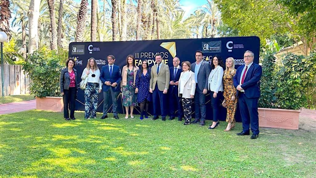 La tercera edición de los premios Facpyme se ha entregado este domingo en Elche.