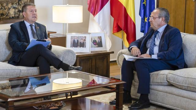 Emiliano García-Page y Juan Alfonso Ruiz Molina en una imagen de archivo.