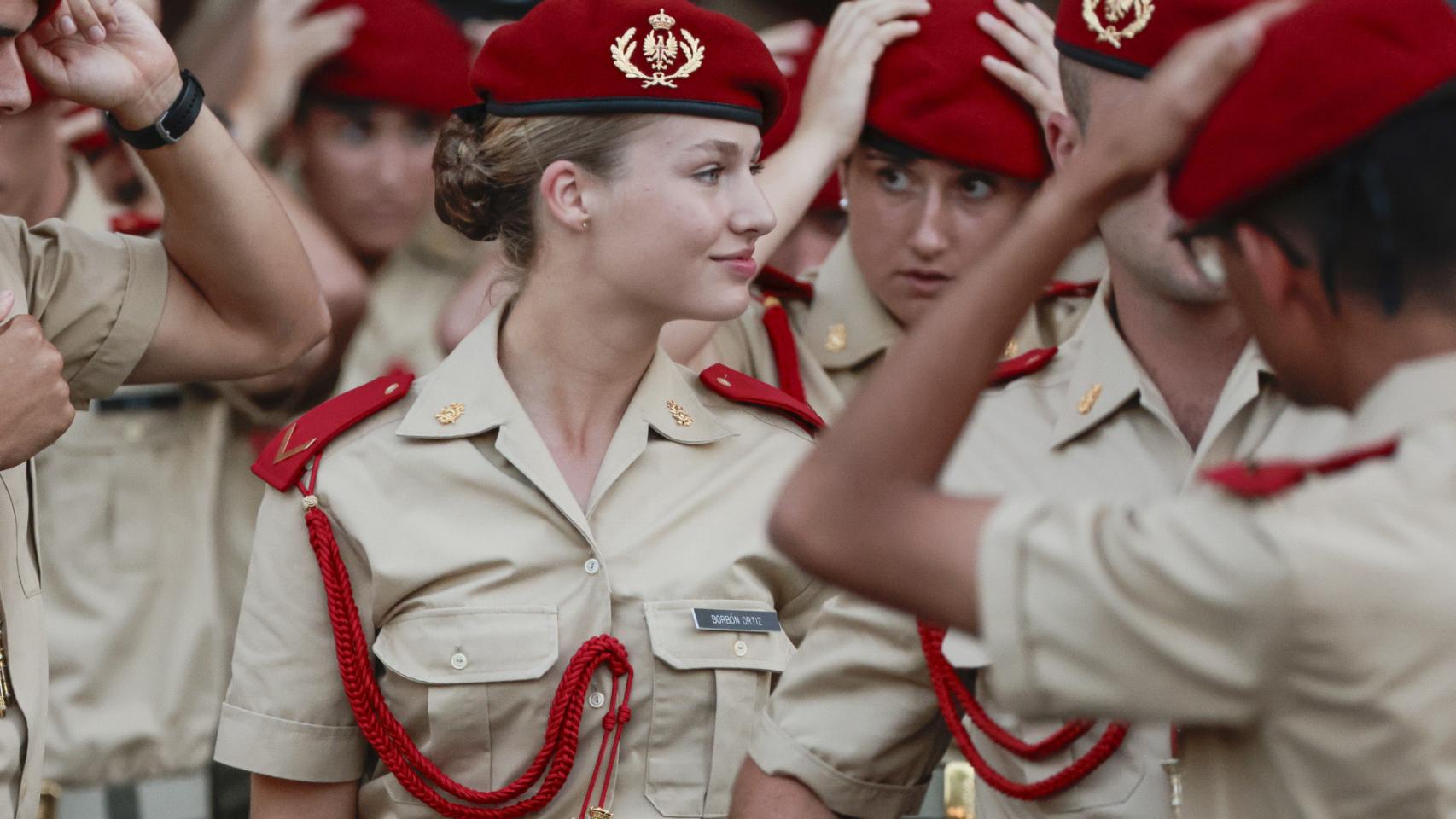 La Princesa, con algunas de sus compañeras.