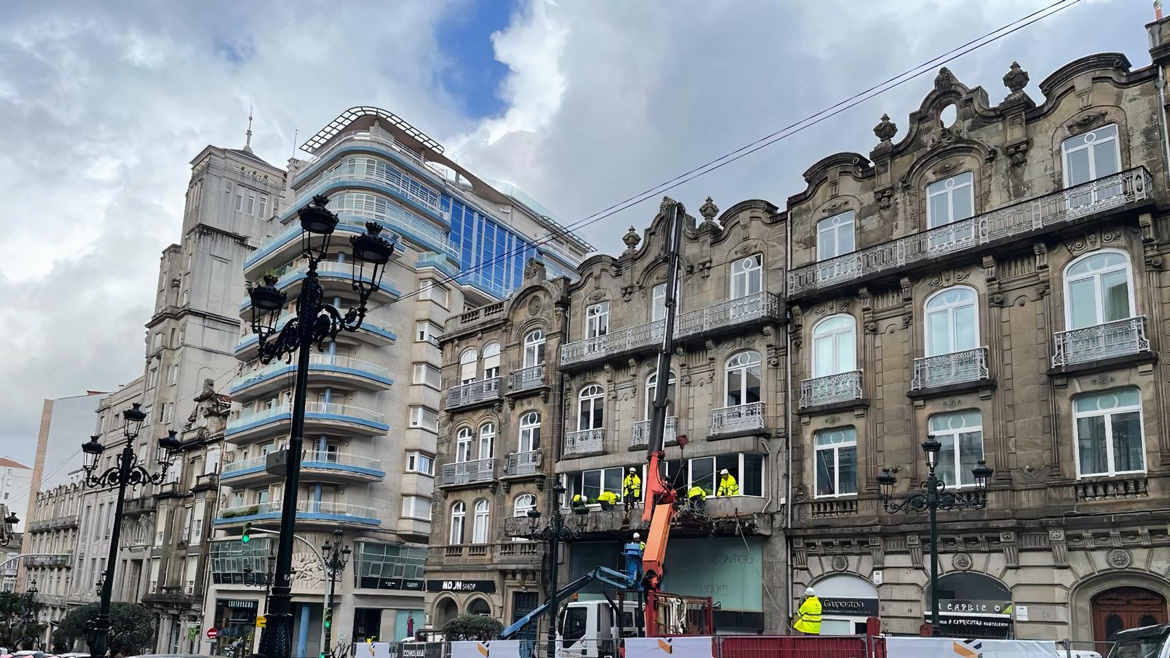 Imagen del edificio Pacewicz en Vigo.