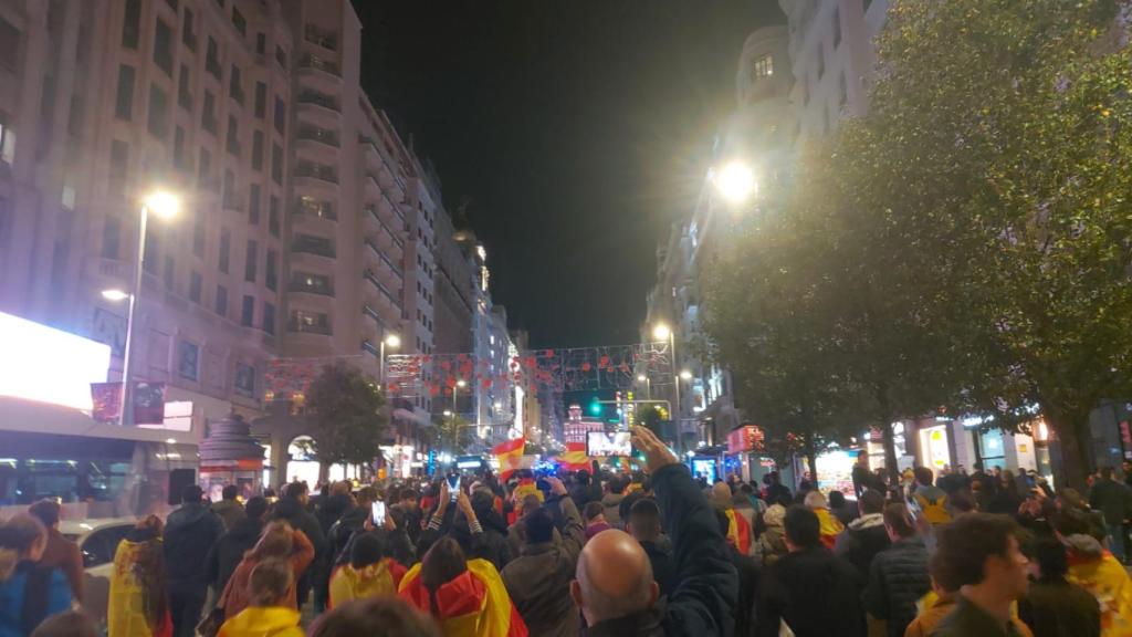 Manifestación contra la amnistía