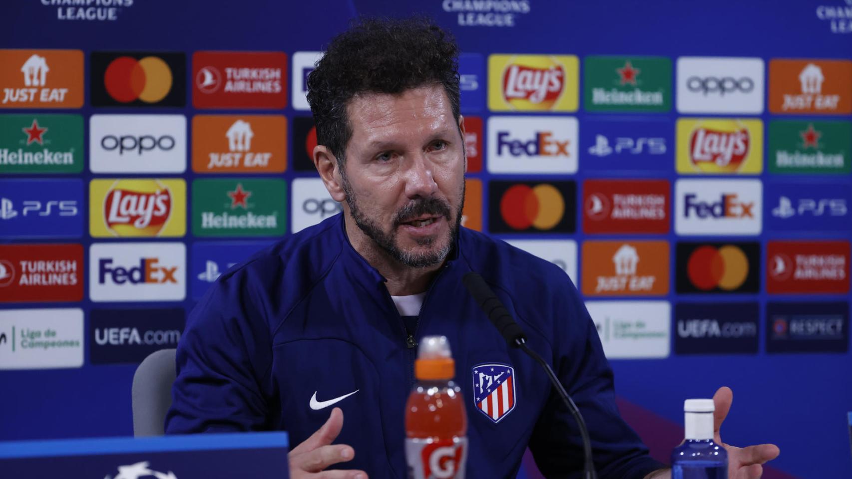 Diego Simeone en rueda de prensa