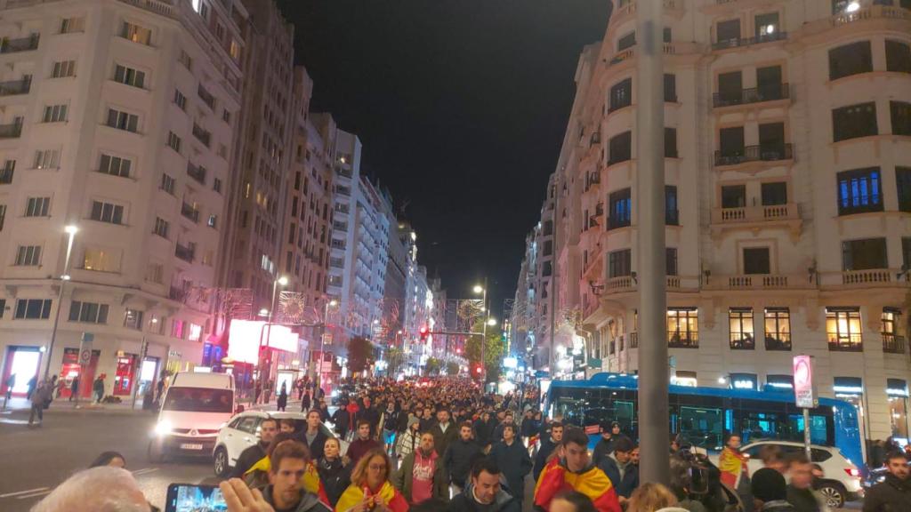 La Gran Vía vista desde Plaza de España