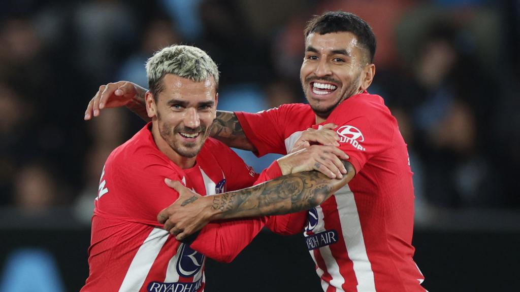 Griezmann y Ángel Correa, con el Atlético de Madrid