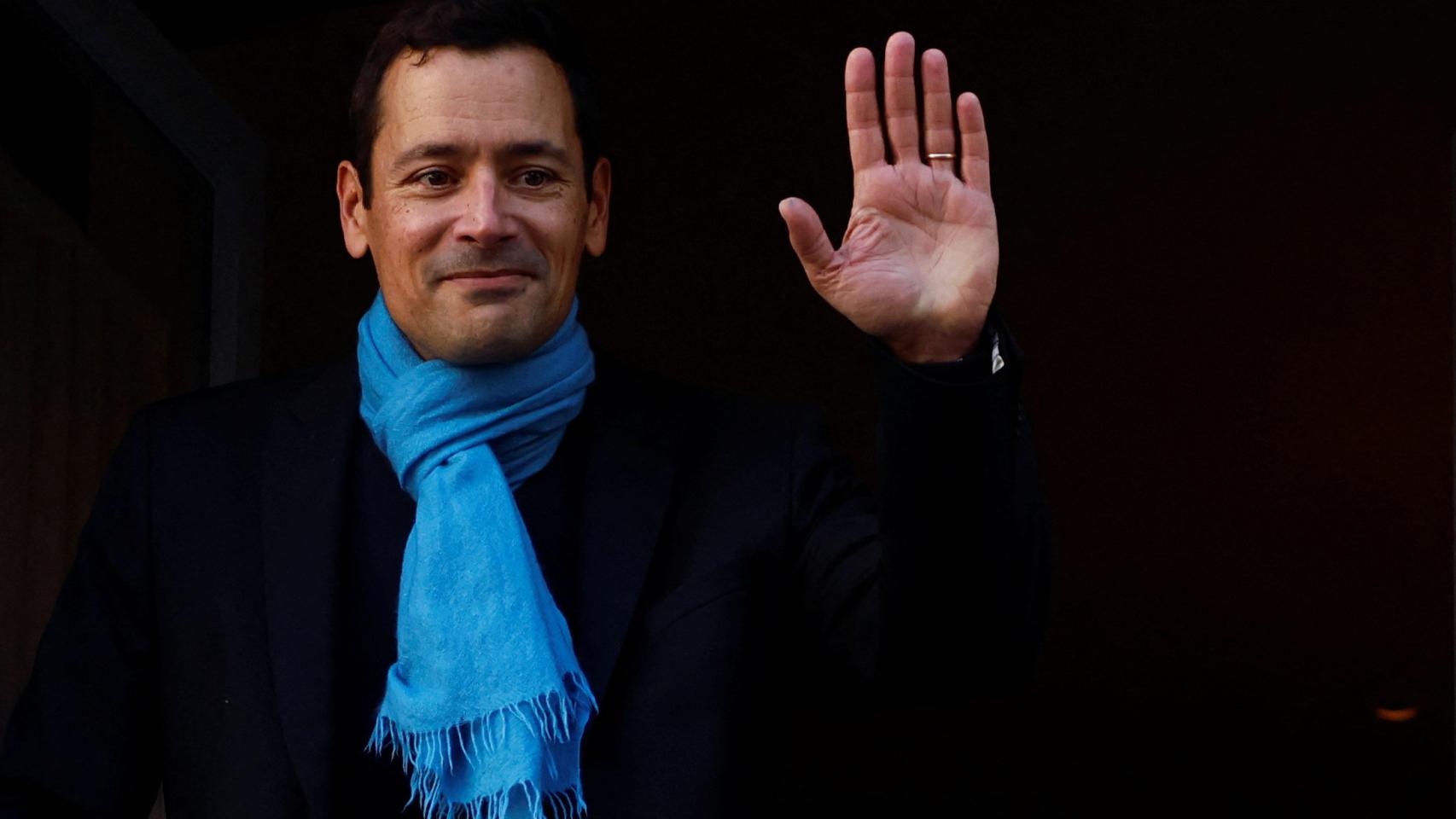 Jean-Baptiste Andrea, ganador del Premio Gongourt. Foto: Gonzalo Fuentes / REUTERS