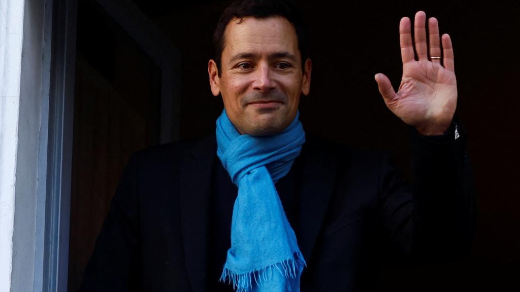 Jean-Baptiste Andrea, ganador del Premio Gongourt. Foto: Gonzalo Fuentes / REUTERS