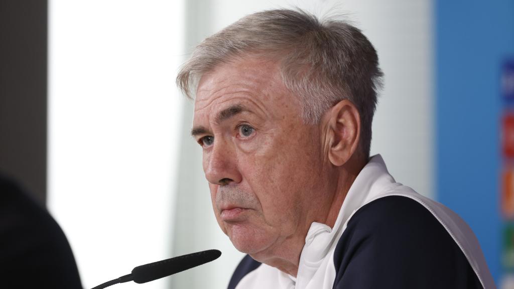 Carlo Ancelotti, en rueda de prensa