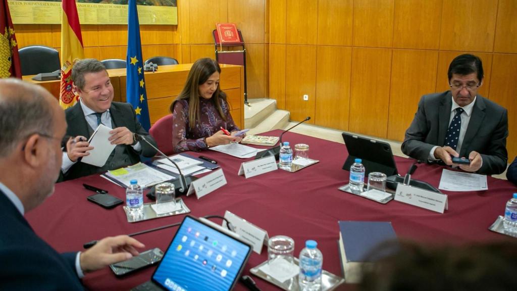 Consejo de Gobierno celebrado en Almansa (Albacete).
