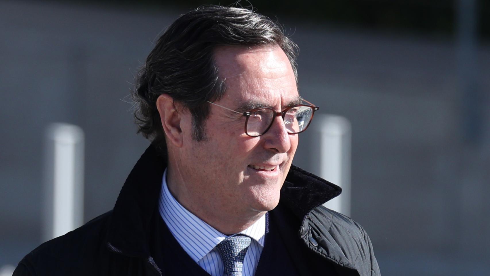 El presidente de la CEOE, Antonio Garamendi