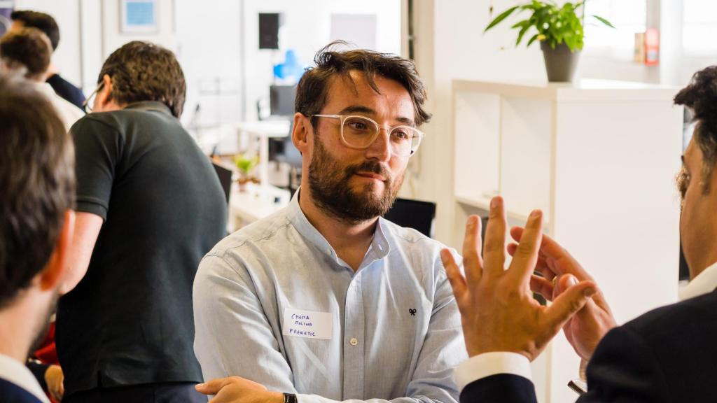 Chema Molina, fundador y CEO de Frenetic, durante una convención.