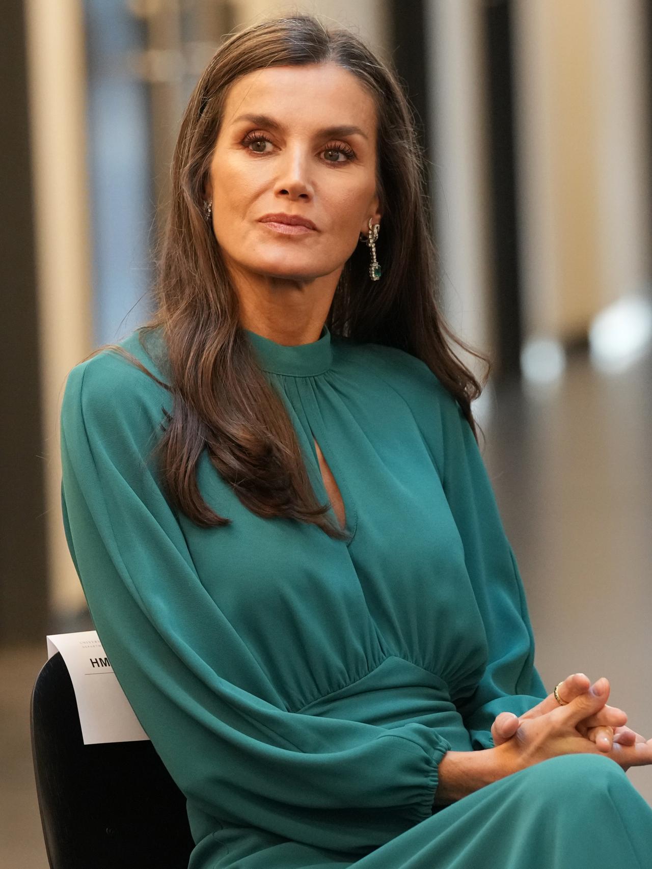 Letizia, en la universidad de Copenhague.