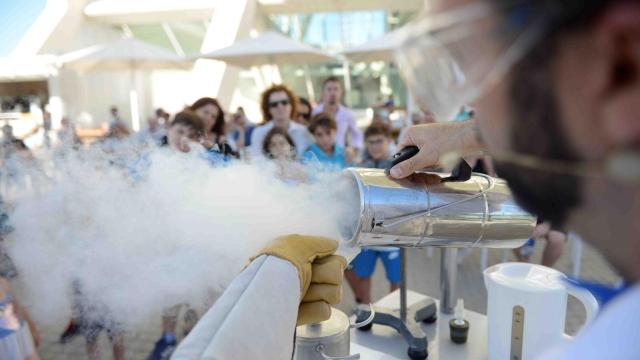 Imagen de uno de los talleres en que se realizarán en la semana de la Ciencia y la Tecnología en Valencia. EE