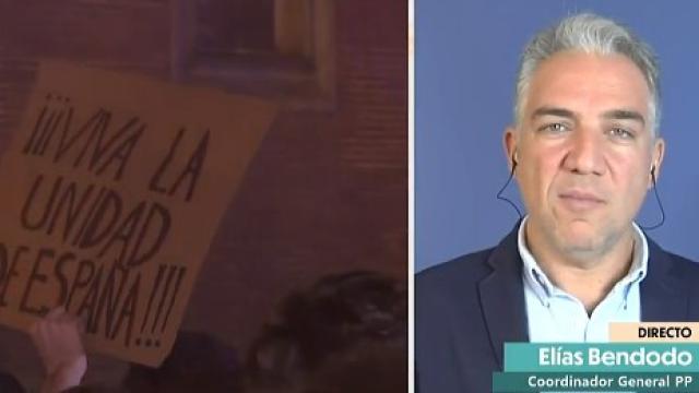 El coordinador general del Partido Popular, Elías Bendodo, este miércoles en TVE.