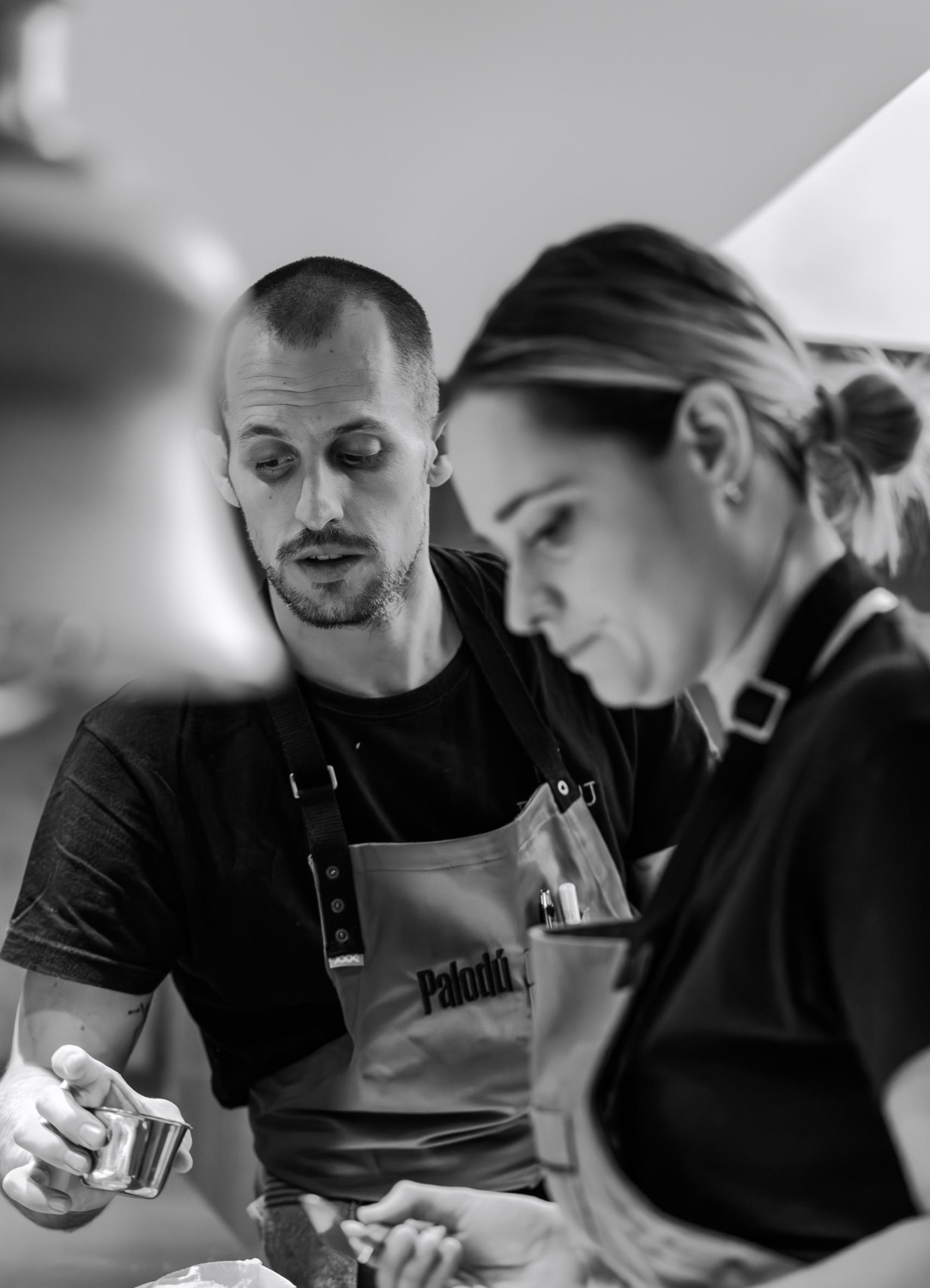 Cristina Cánovas y Diego Aguilar.