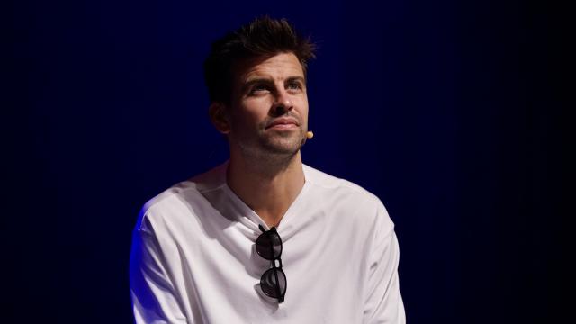 Gerard Piqué, en un acto