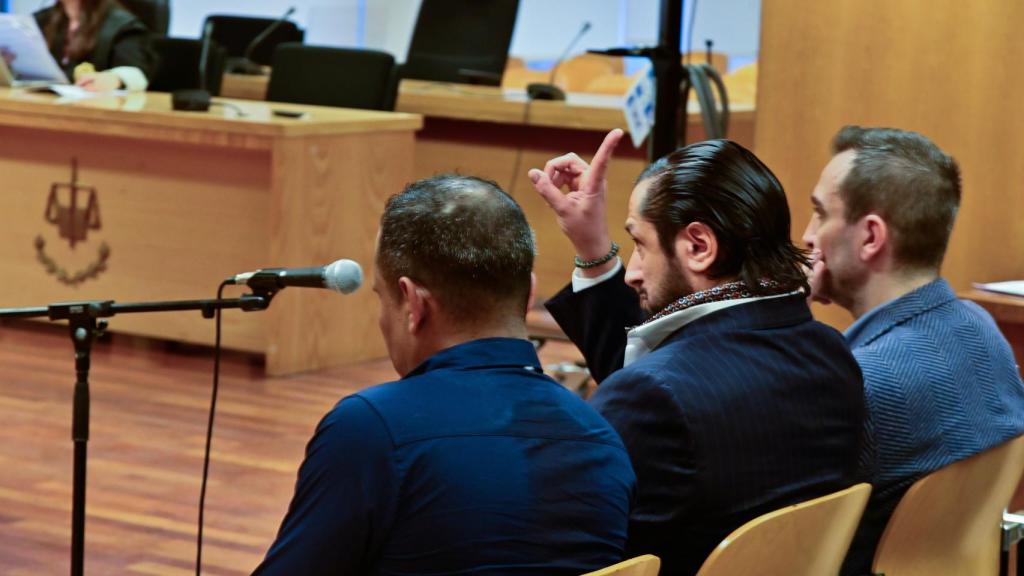 Rafael Amargo, prestando declaración ante el juez.