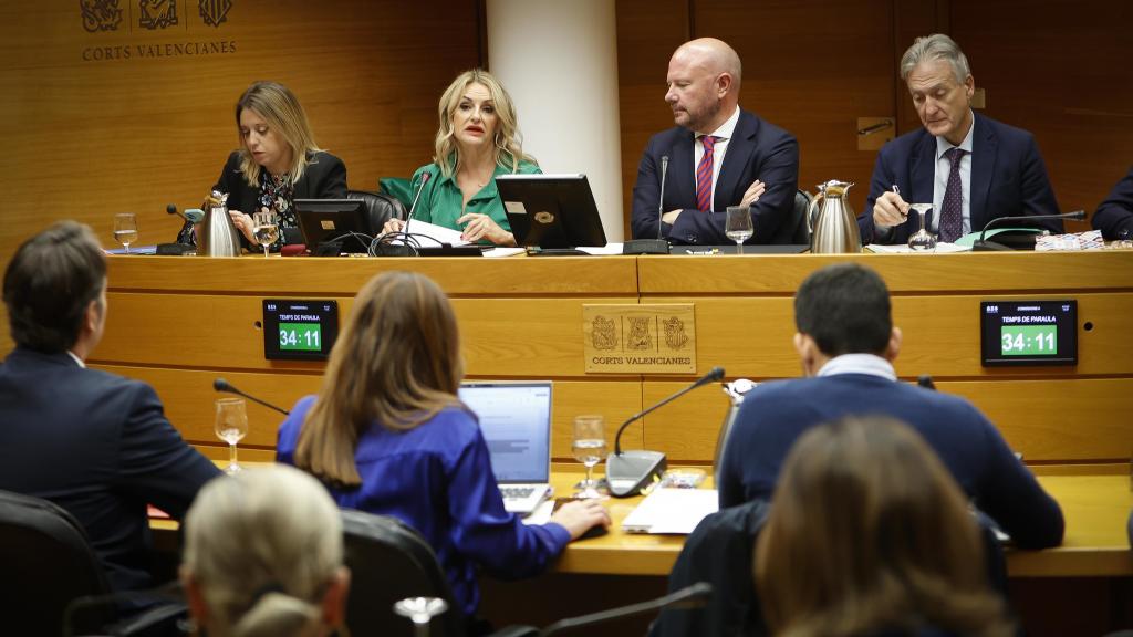 La Comisión de Hacienda de este miércoles en la que comparece Nuria Montes. EE
