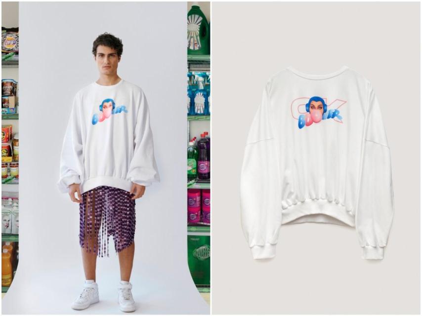 Sudadera diseñada por Eduardo Navarrete.