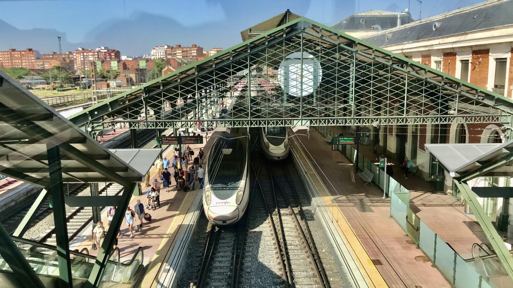 La estación de tren Campo Grande de Valladolid