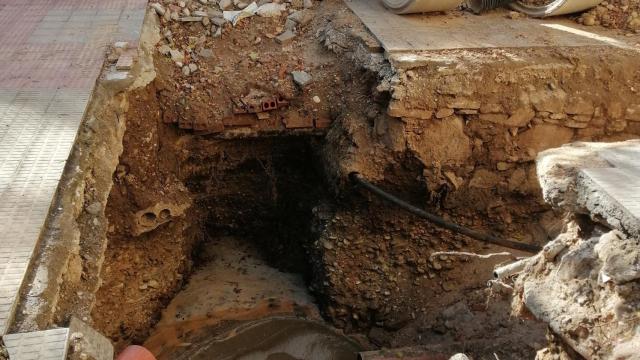 Agujero en Los Bloques