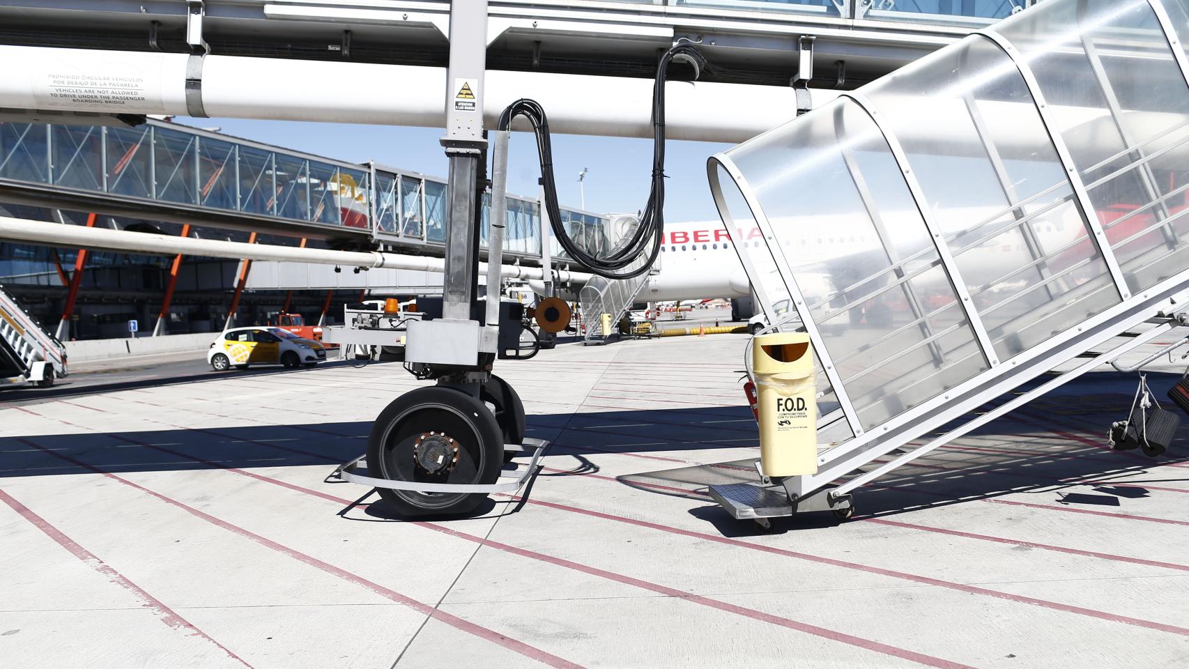 Un 'hub' de Iberia en el aeropuerto de Madrid-Barajas.