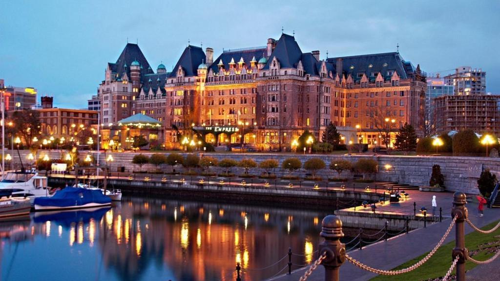 El majestuoso hotel The Empress de Victoria.