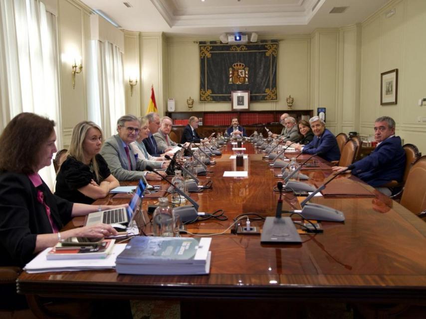 Reunión del Consejo General del Poder Judicial.