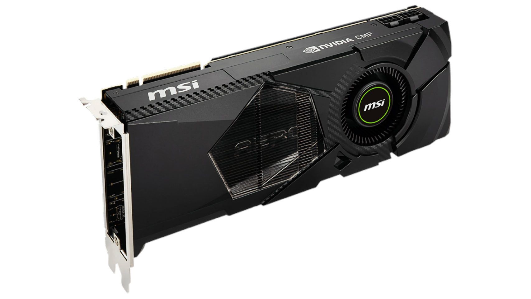 Una tarjeta gráfica Nvidia CMP diseñada para criptominería, y que ahora se usa para jugar