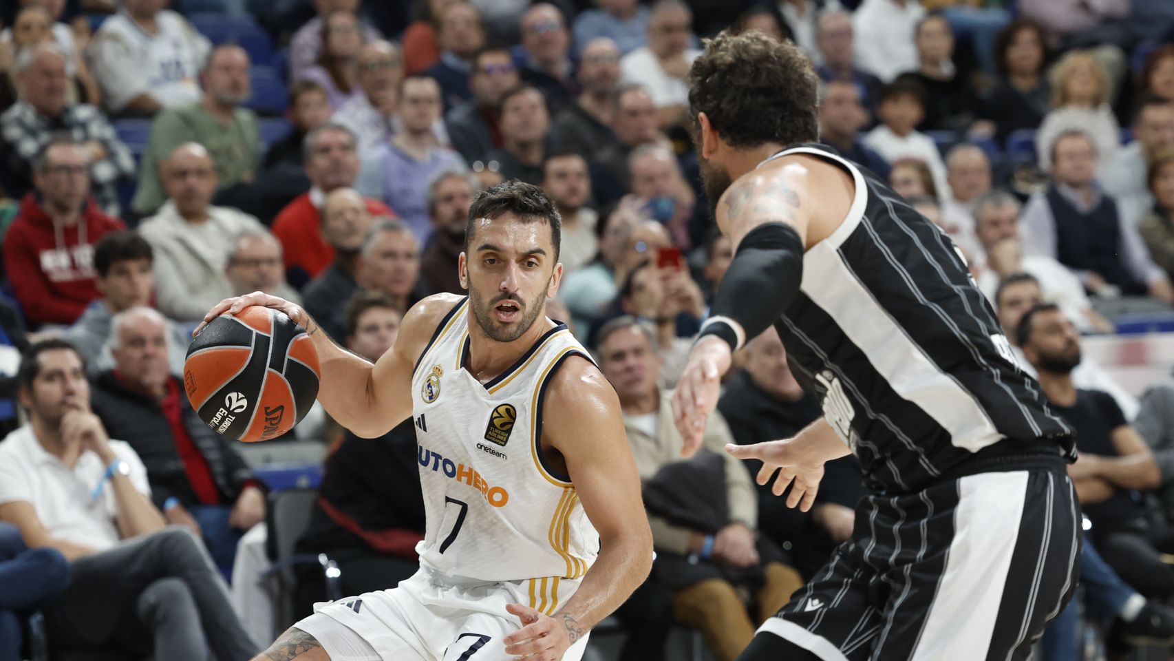 Campazzo, en una acción frente al Virtus Bolonia