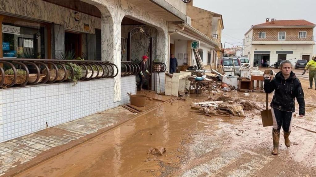 Destrozos de la DANA en Buenache de Alarcón (Cuenca).