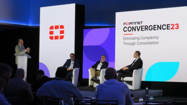Un instante de la conferencia Fortinet Convergence 23, celebrada en Mónaco.