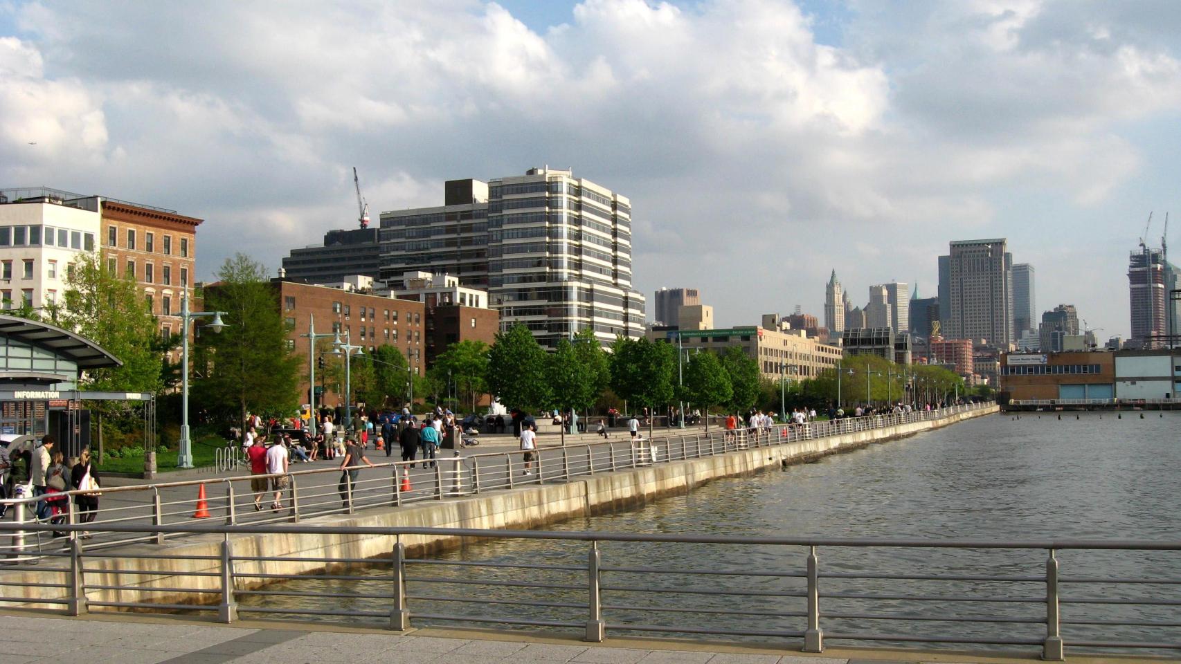 Parque del río Hudson.