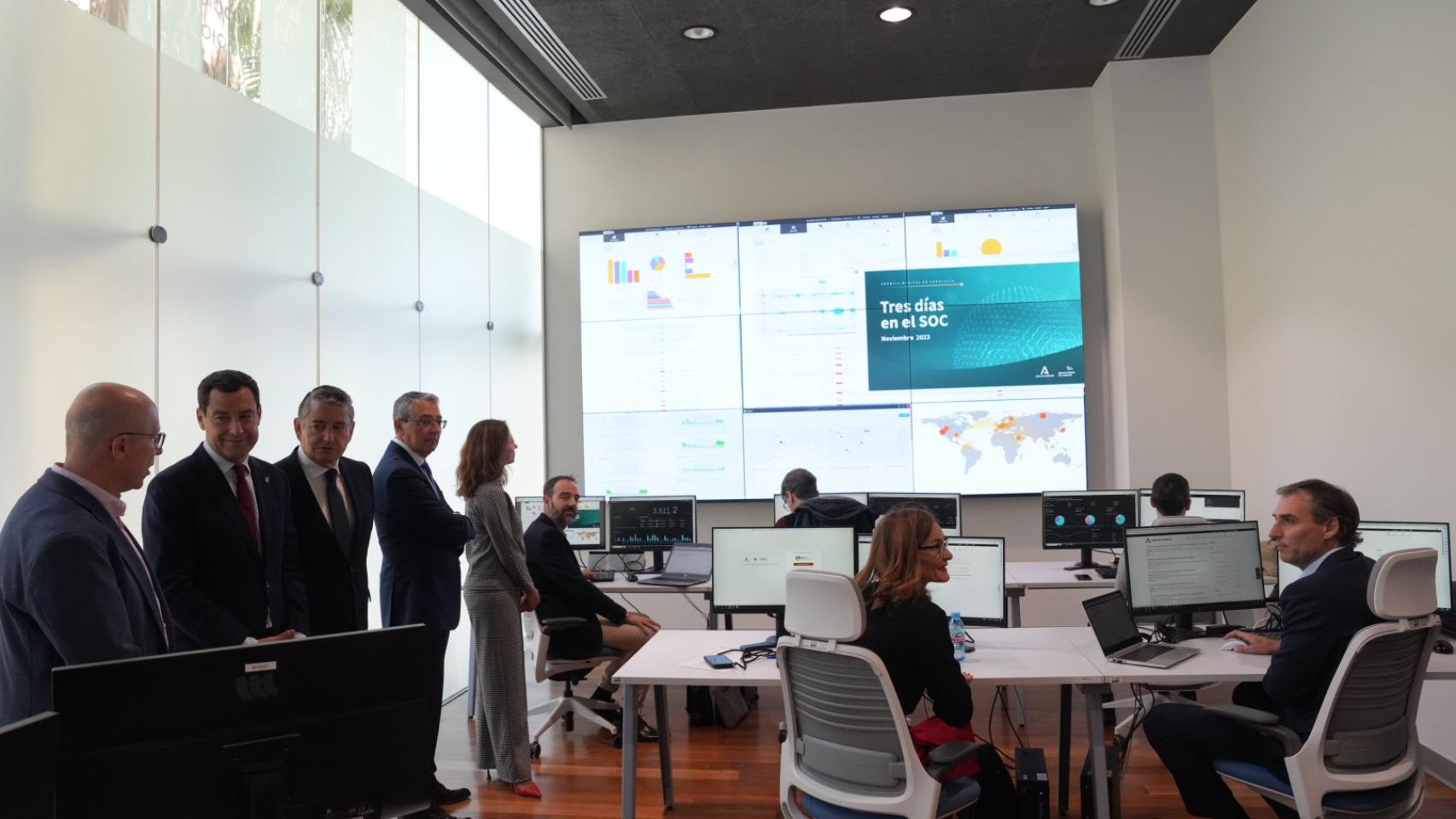 Así ha sido la inauguración del Centro de Ciberseguridad de Andalucía