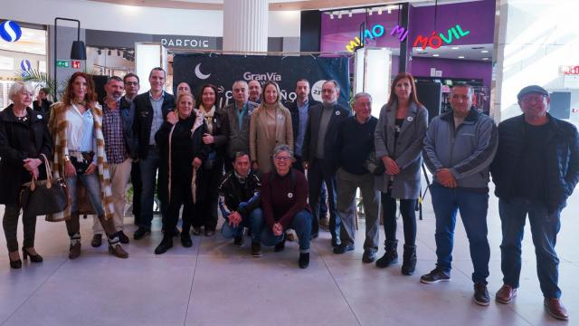 Participantes en la presentación del evento en el Centro Comercial Gran Vía.