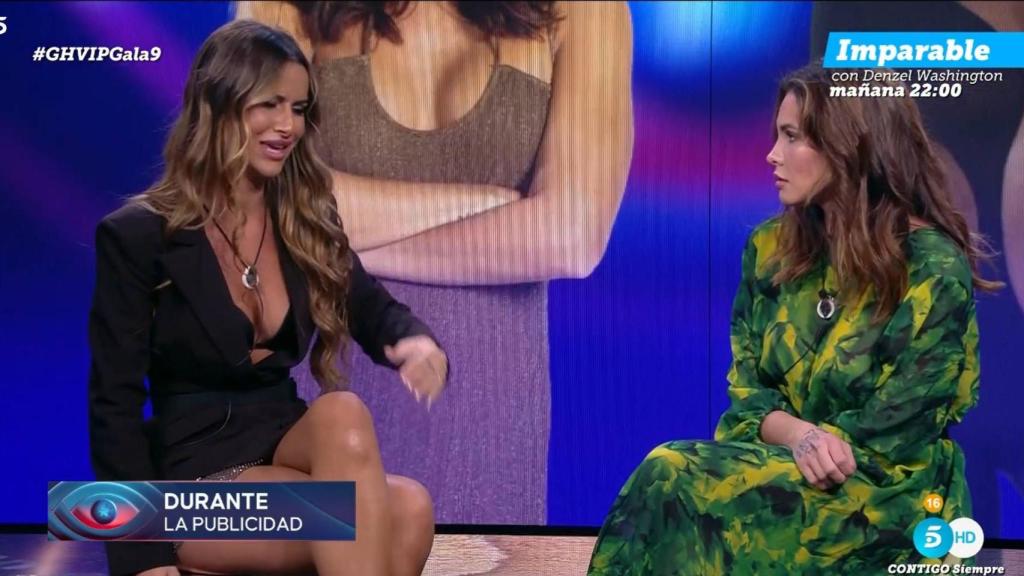 Pilar Llori y Jessica Bueno en 'GH VIP'.