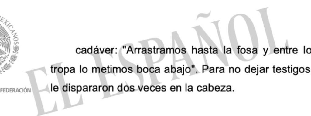 Continuación de una de las sentencias en la que se prueban delitos contra los derechos humanos por parte del ejército