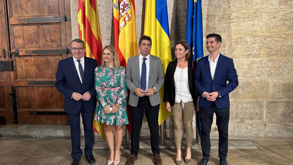 Imagen del acto celebrado en el Palau de la Generalitat.