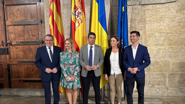 Imagen del acto celebrado en el Palau de la Generalitat.