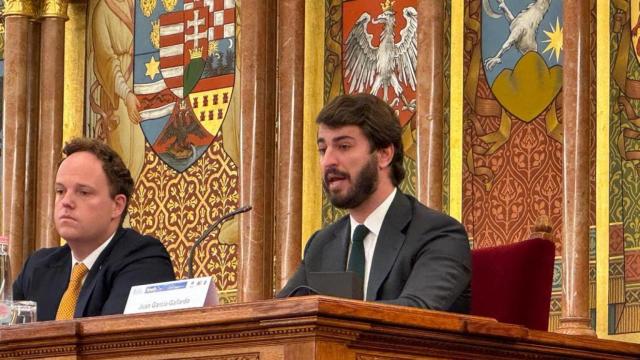 Momento de la intervención de García-Gallardo