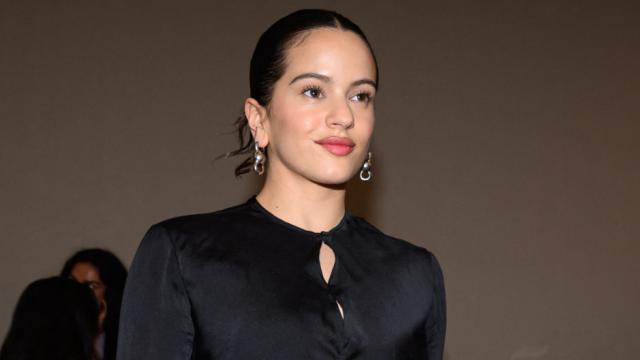 Rosalía, el 27 de septiembre, en la Fashion Week de París.