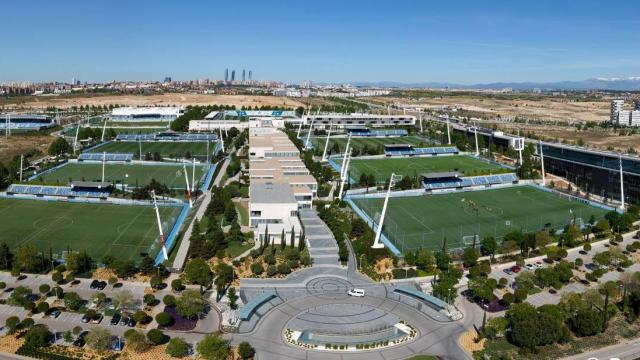 Vista de pájaro de la Ciudad Deportiva del Real Madrid.