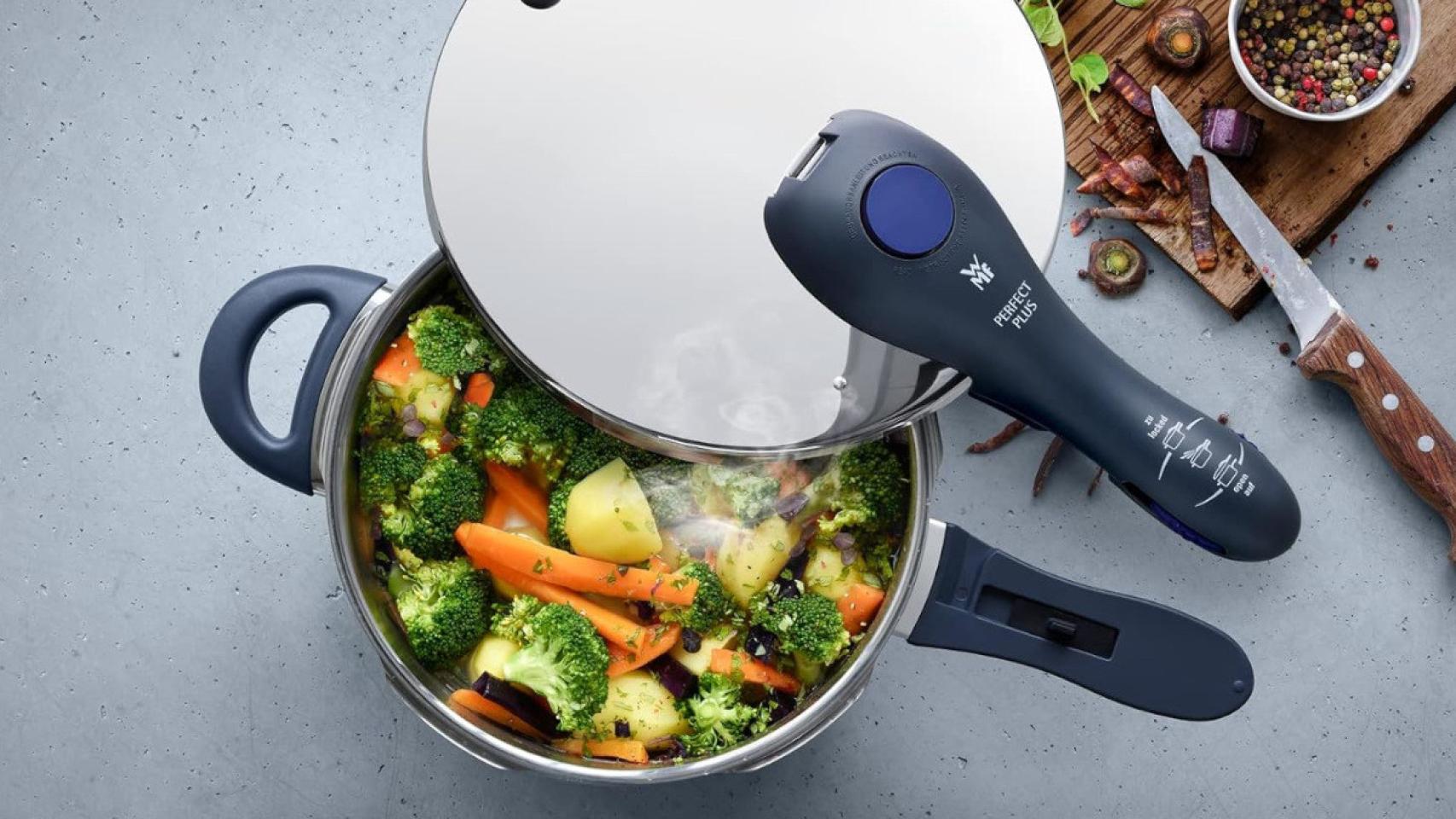 Ahorra más de 100€ en la compra de esta olla rápida: ¡un imprescindible para tu cocina!