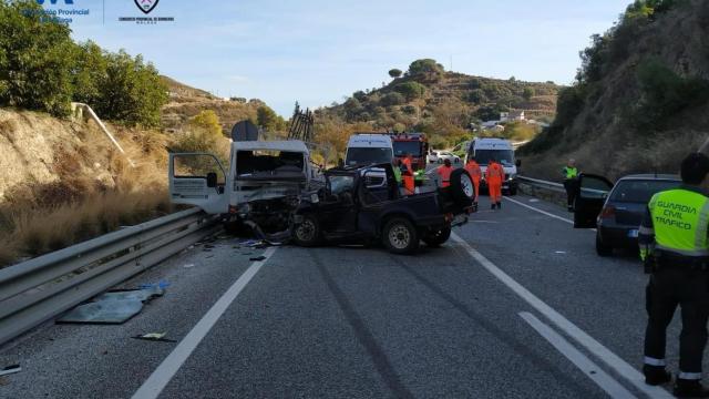 Una imagen del accidente.