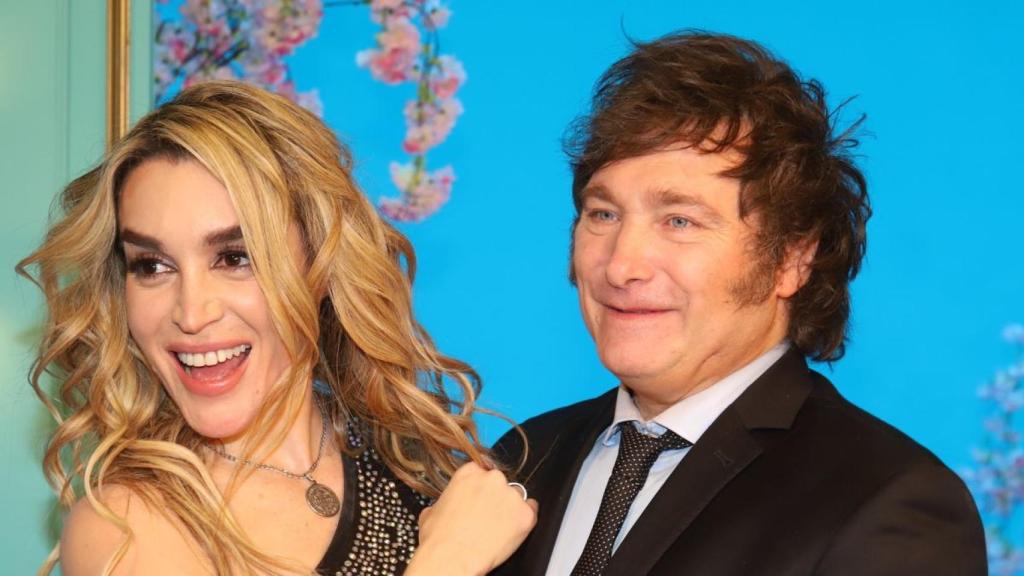 Fátima Florez y Javier Milei.