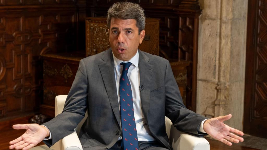 Carlos Mazón, en el Palau de la Generalitat Valenciana.